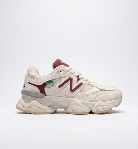 Cream / Burgundy